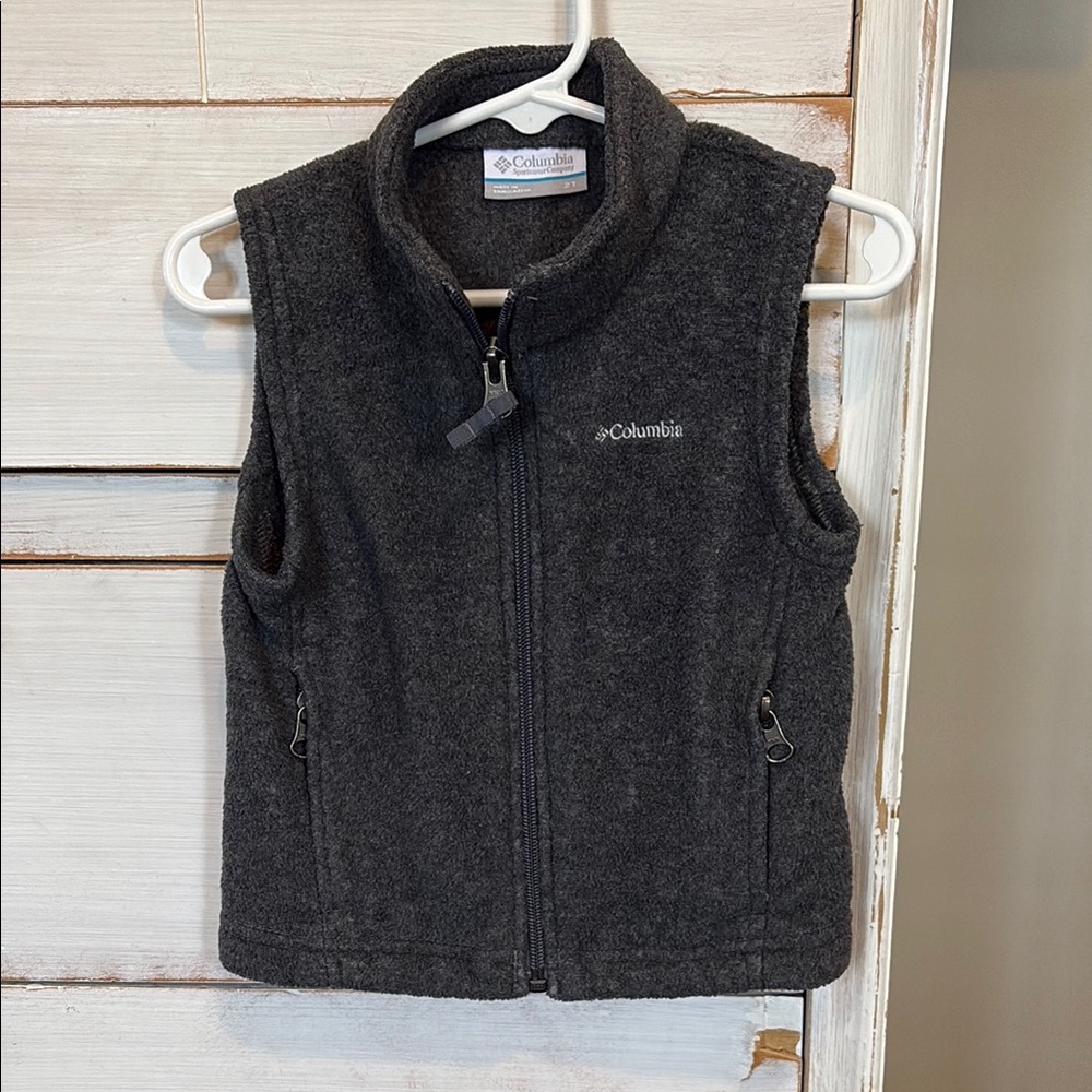 Columbia Gray Fleece Vest